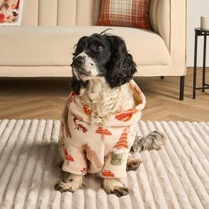 OHS Autumn Print Dog Hoodie Blanket
