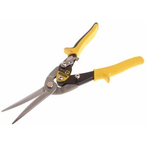 Stanley Tools Yellow Long Aviation Snip Straight Cut 300mm