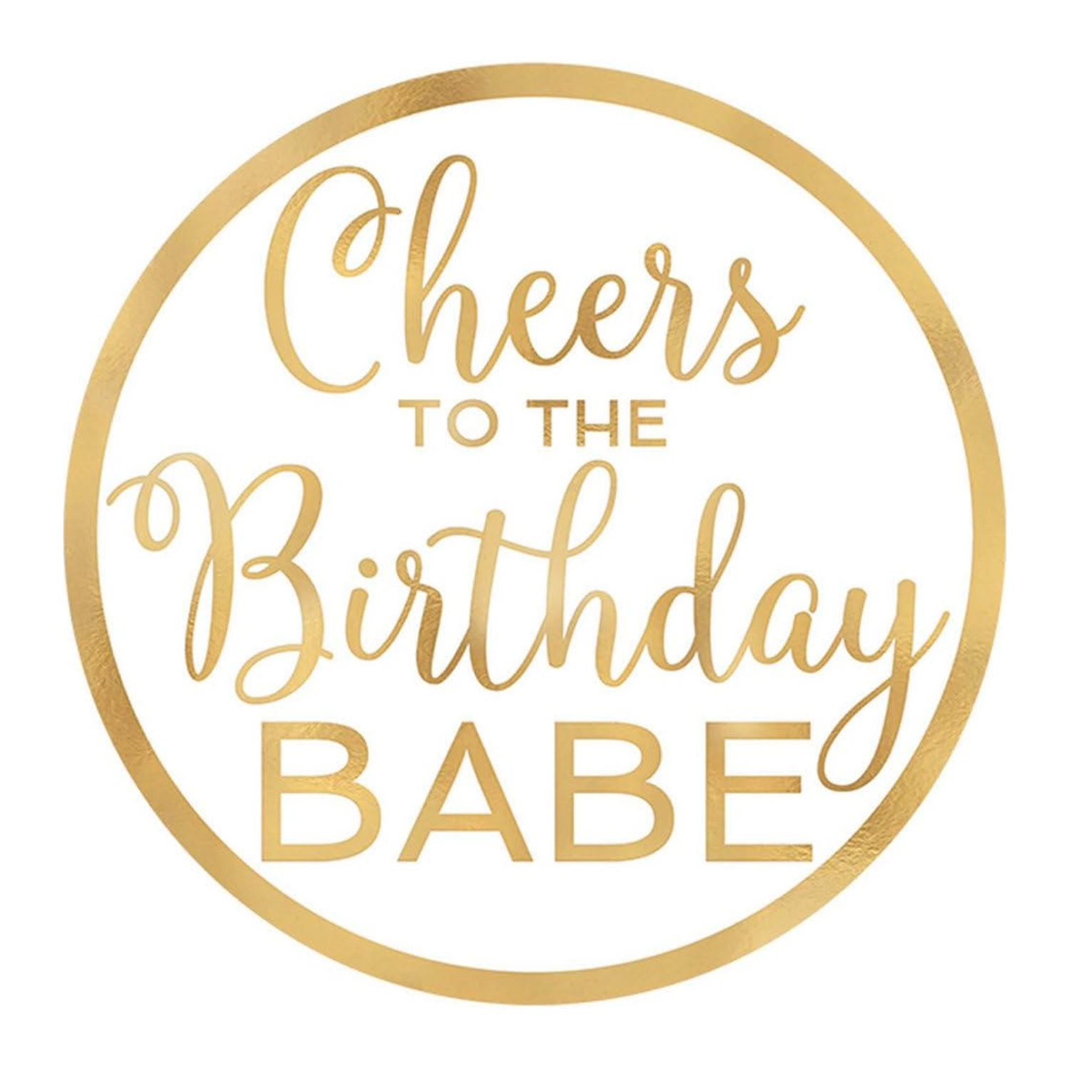 Image of Amscan Cheers To The Birthday Babe&hellip;
