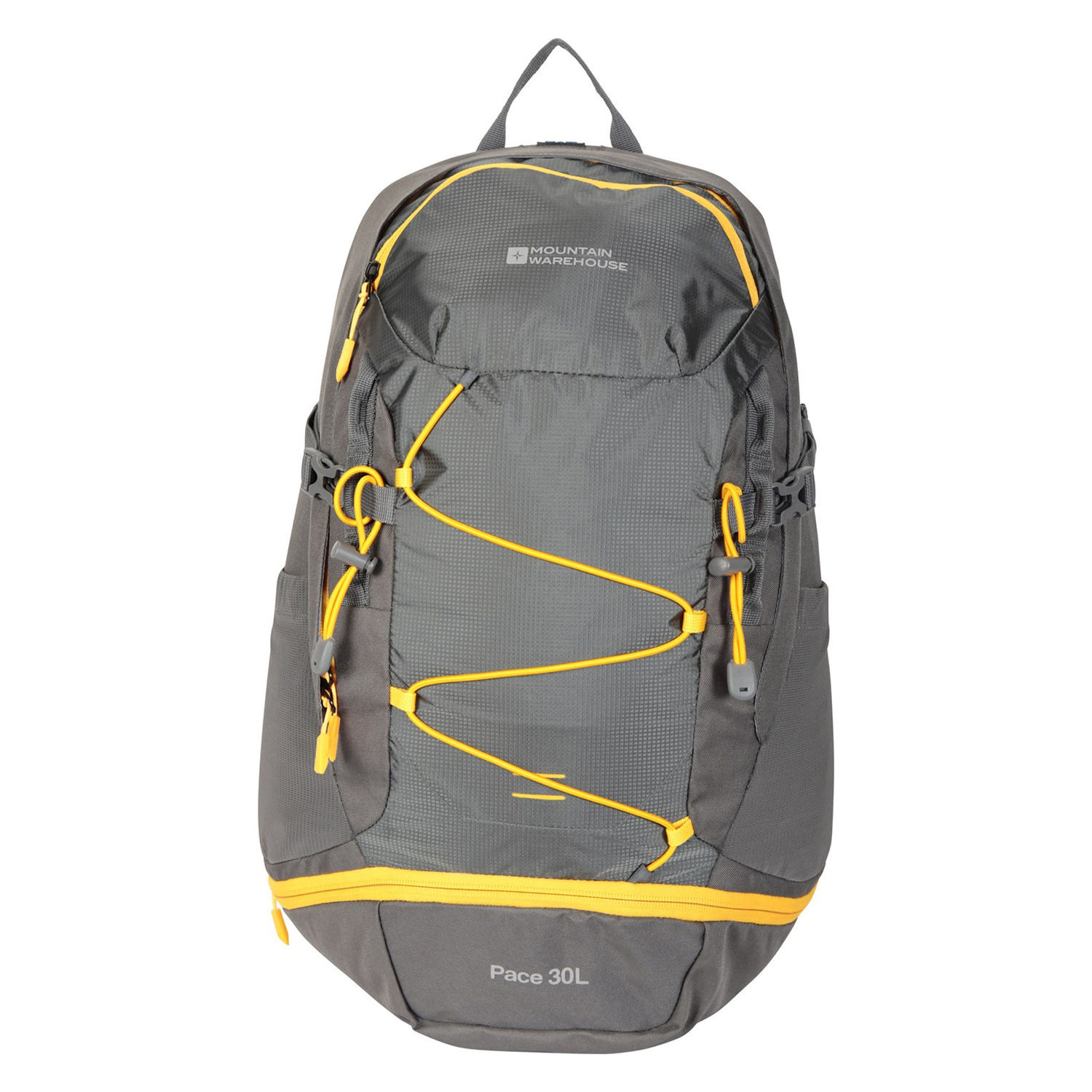 Mountain Warehouse Pace 30L Backpack - Grey/Orange / Nylon
