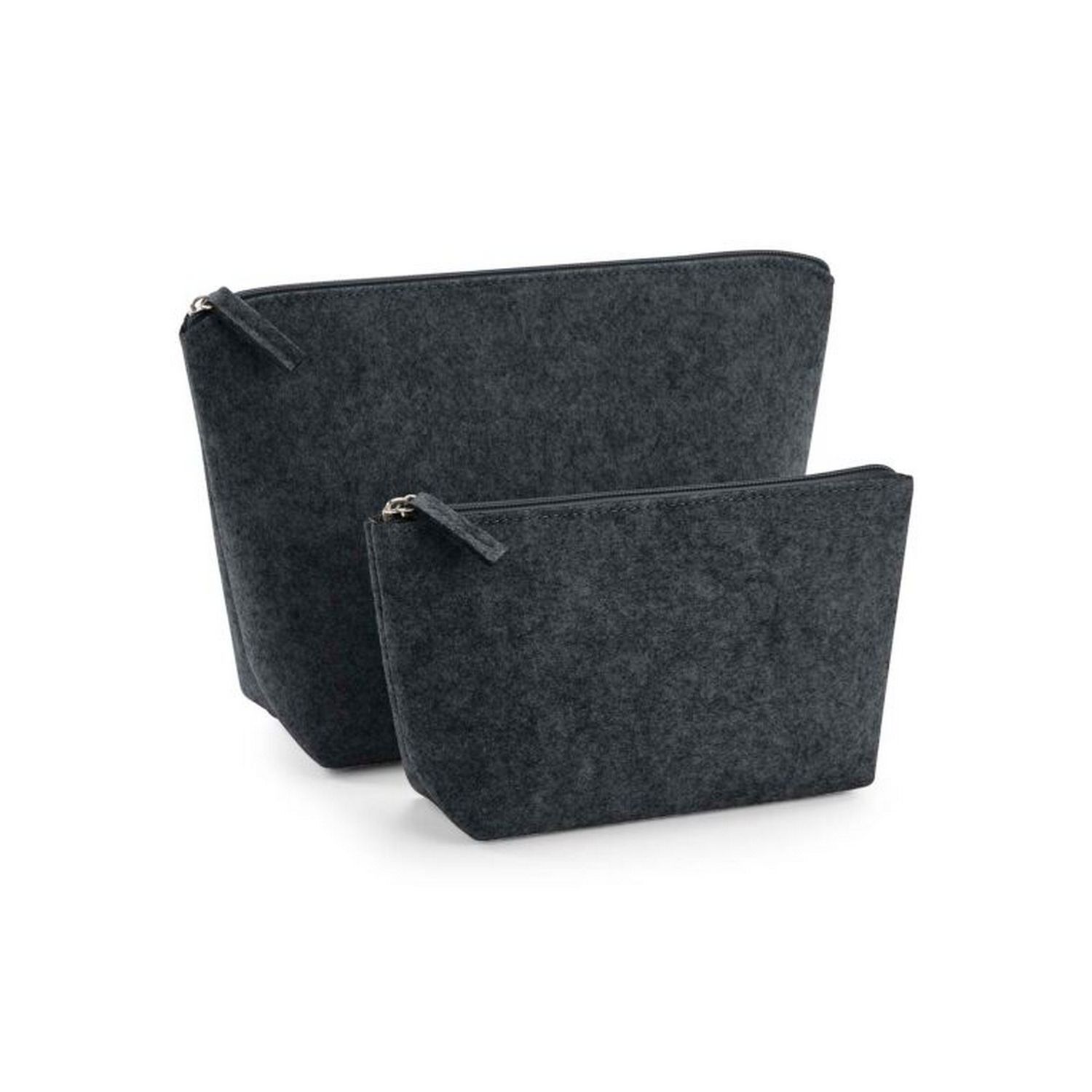 Bagbase Felt Accessory Bag - Charcoal Melange