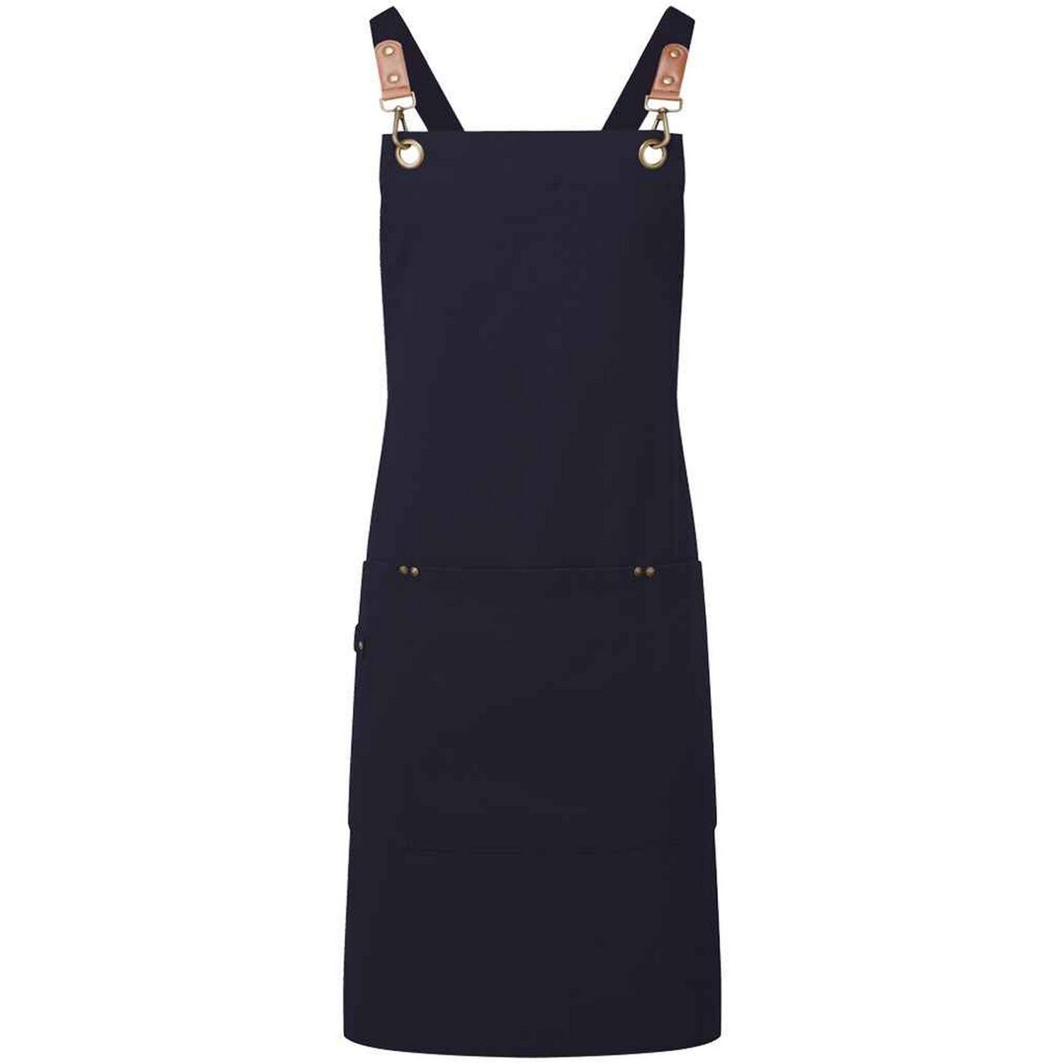 Premier Cross Back Bib Apron - Navy