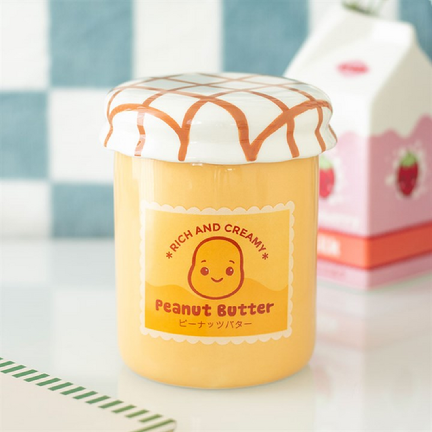 Peanut Butter Jar Oil Burner and Wax Warmer - Yellow