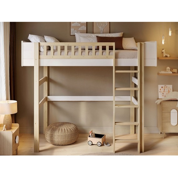 Kayla High Sleeper Bed White