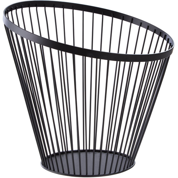 Emery Matt Black Wire Tall Basket
