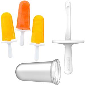 Classic Ice Pop Mould - Set with 6 Sticks for Homemade Pops