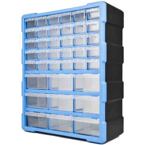TekBox DIY Storage Organiser Unit with 39 Drawers