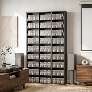 HOMCOM 835 CD 500 DVD Storage Unit, Blu-ray Media Storage Shelf