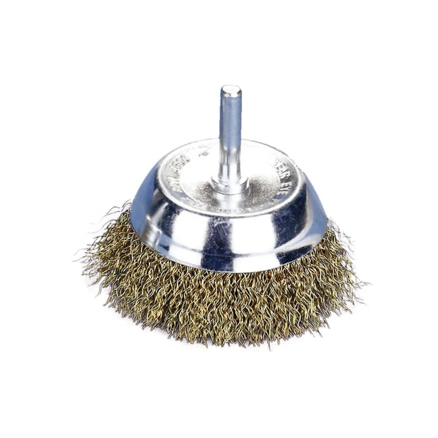 Surfacemaster Brass Cup Brush - Brown/Silver