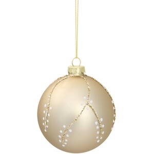 Glitter Detail Design Bauble