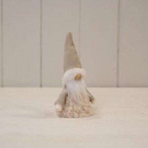Cream Fabric Gonk with Fluffy Dress
