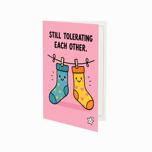 Still Tolerating Each Other Anniversary Congratulations Card