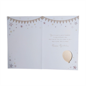 To a special Daughter You're 18 Balloon Boutique Greeting Card