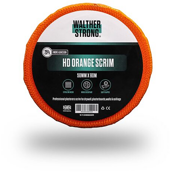 WALTHER STRONG HD ORANGE SCRIM 50MM X 90M
