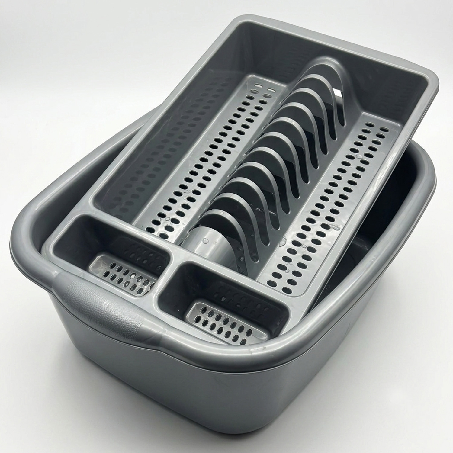 Image of Silver Washing Up Bowl & Silver&hellip;