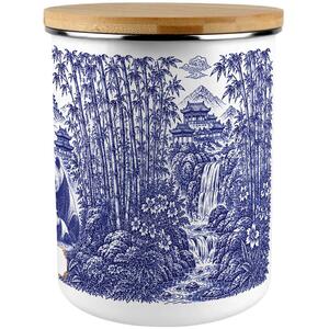 Bamboo Forest Pandas Extra Large Biscuit Tin