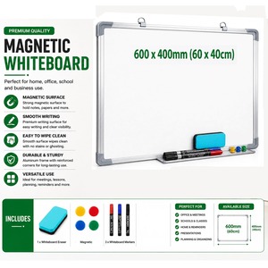 60 X 40cm Magnetic Whiteboard
