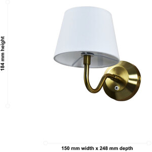 Set Of 2 Hamilton Plug In Wall Lights