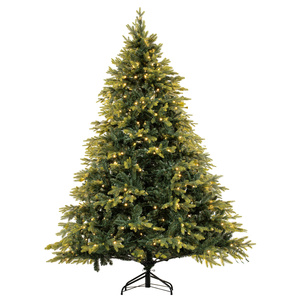 Artificial christmas tree with realistic pe & pvc branches
