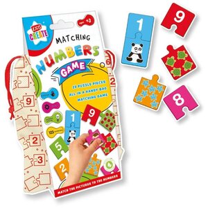 Matching Numbers Game 4 Pack Multicolor
