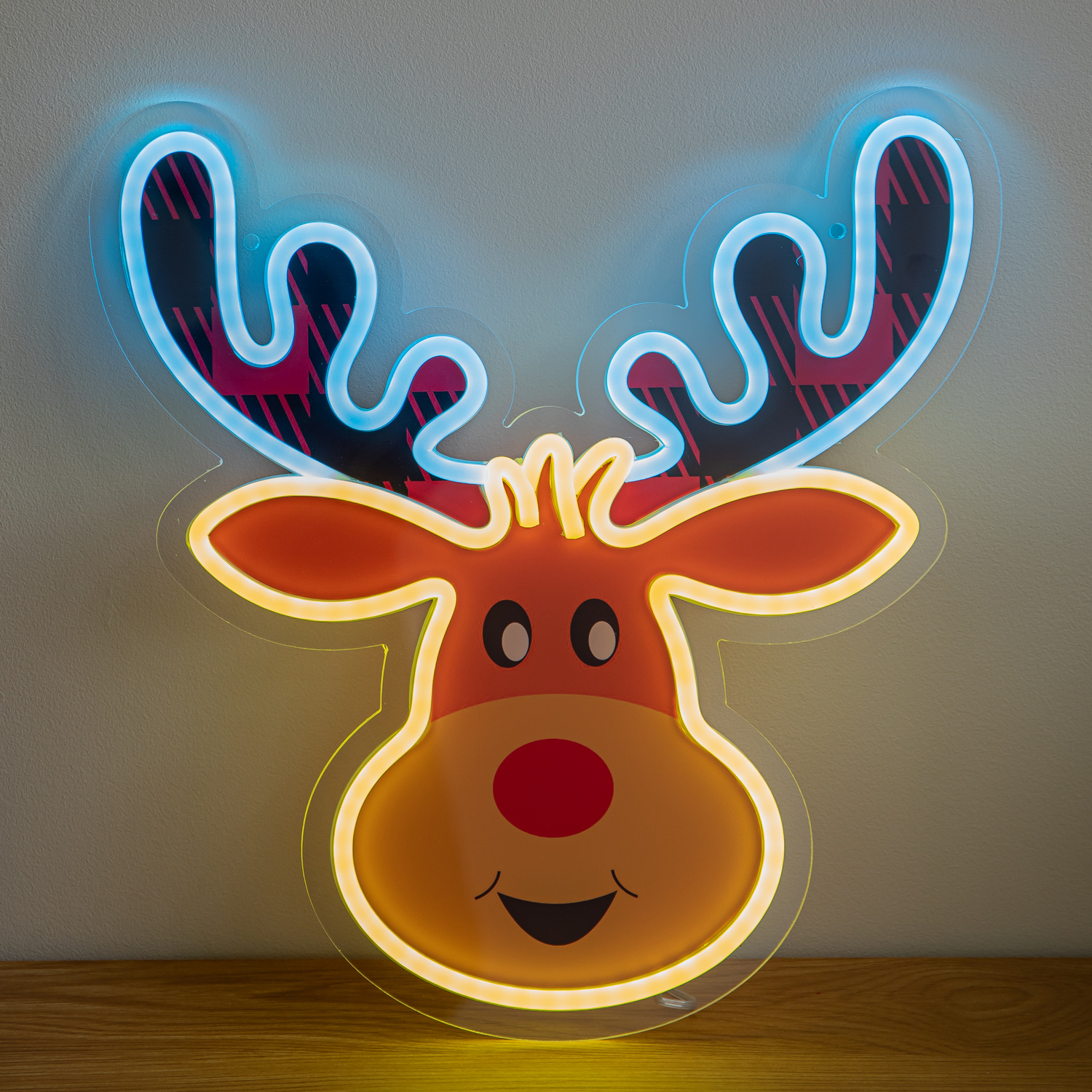 Three Kings 35Cm Rudy Reindeer Light Up Christmas Decoration Usb Led Sign - Image 3