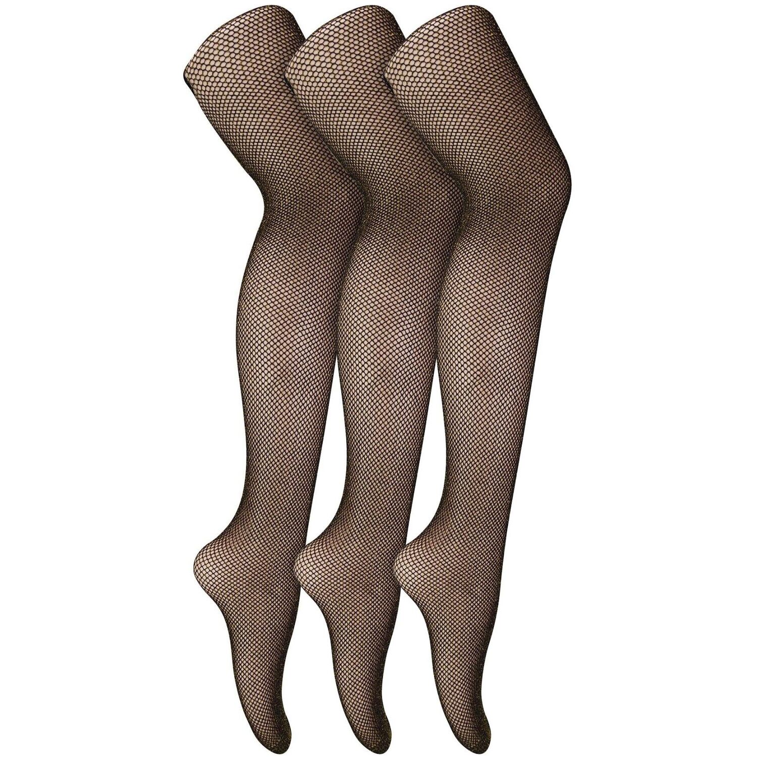 Sock Snob 3 Pairs Fishnet Tights For Women
