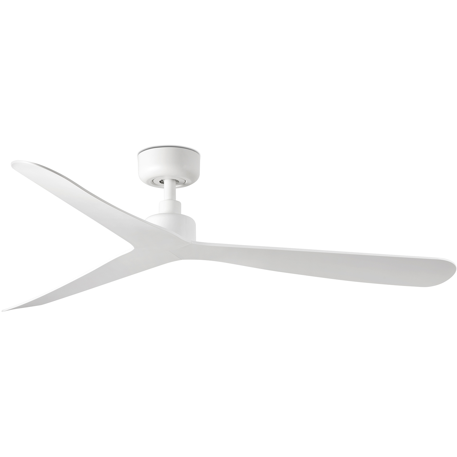 B&Q - Luminosa Rocker 132Cm Smart Ceiling Fan Matt White - Image 2