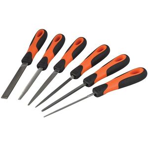 Bahco 1-476 Ergo File Set 6 Piece 100mm (4in)