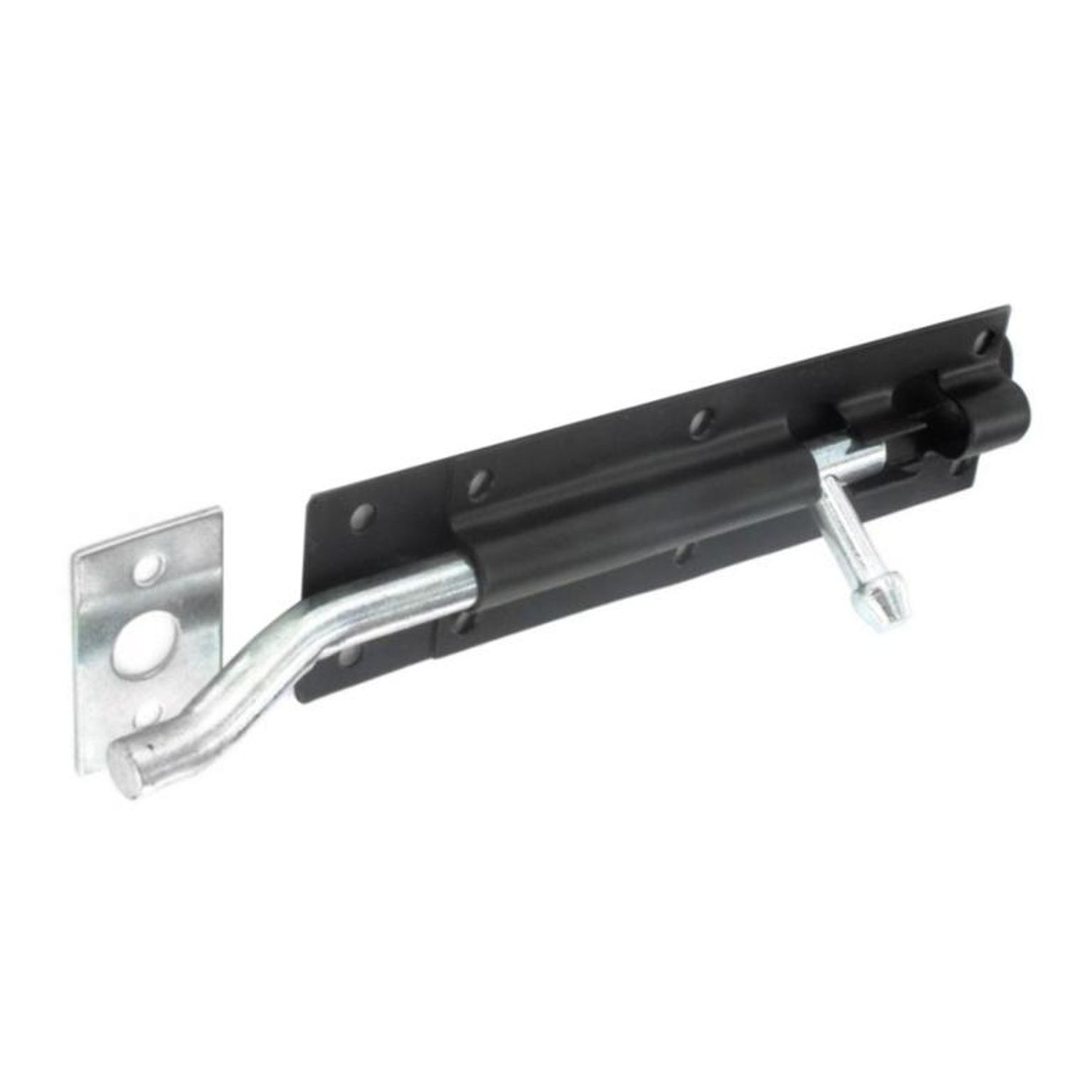 Securit Necked Tower Bolt - Black