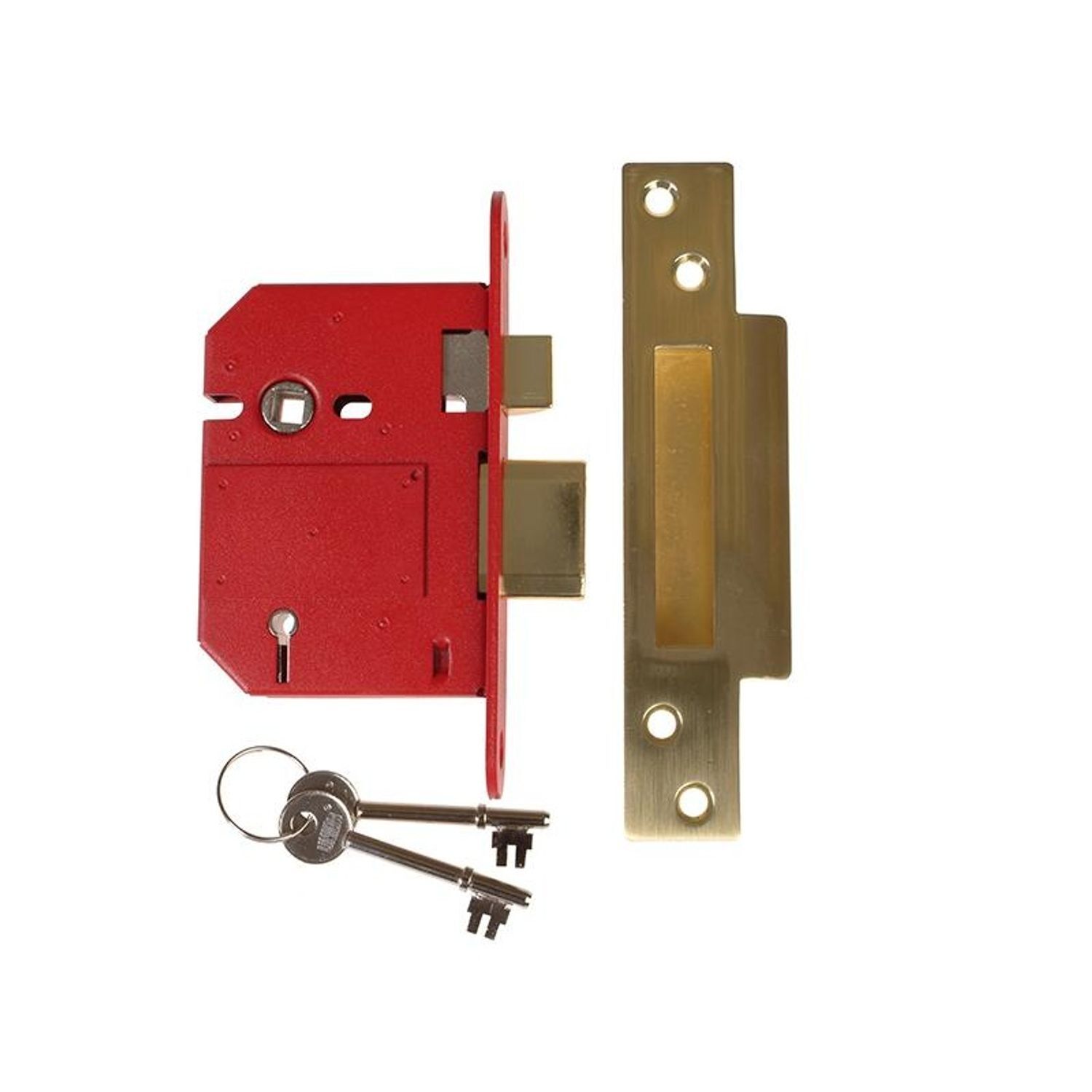 Union Strongbolt 2200S 5 Lever Mortice Sashlock A - Satin Brass