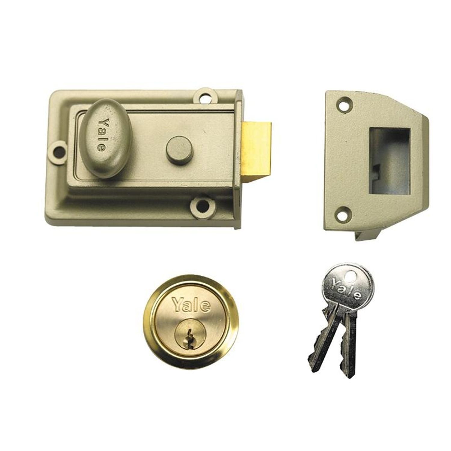 Yale Locks 77 Traditional Nightlatch E - Multi Colour