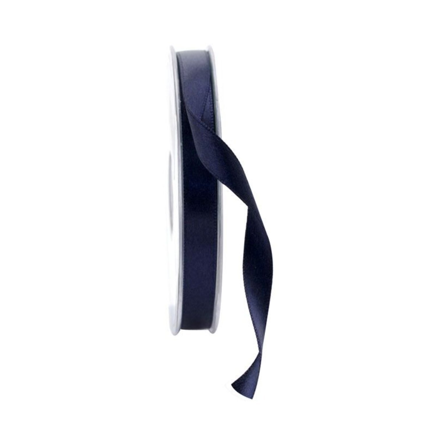  - Blue Satin Ribbon 10mm 3 PackNavy - Image 3