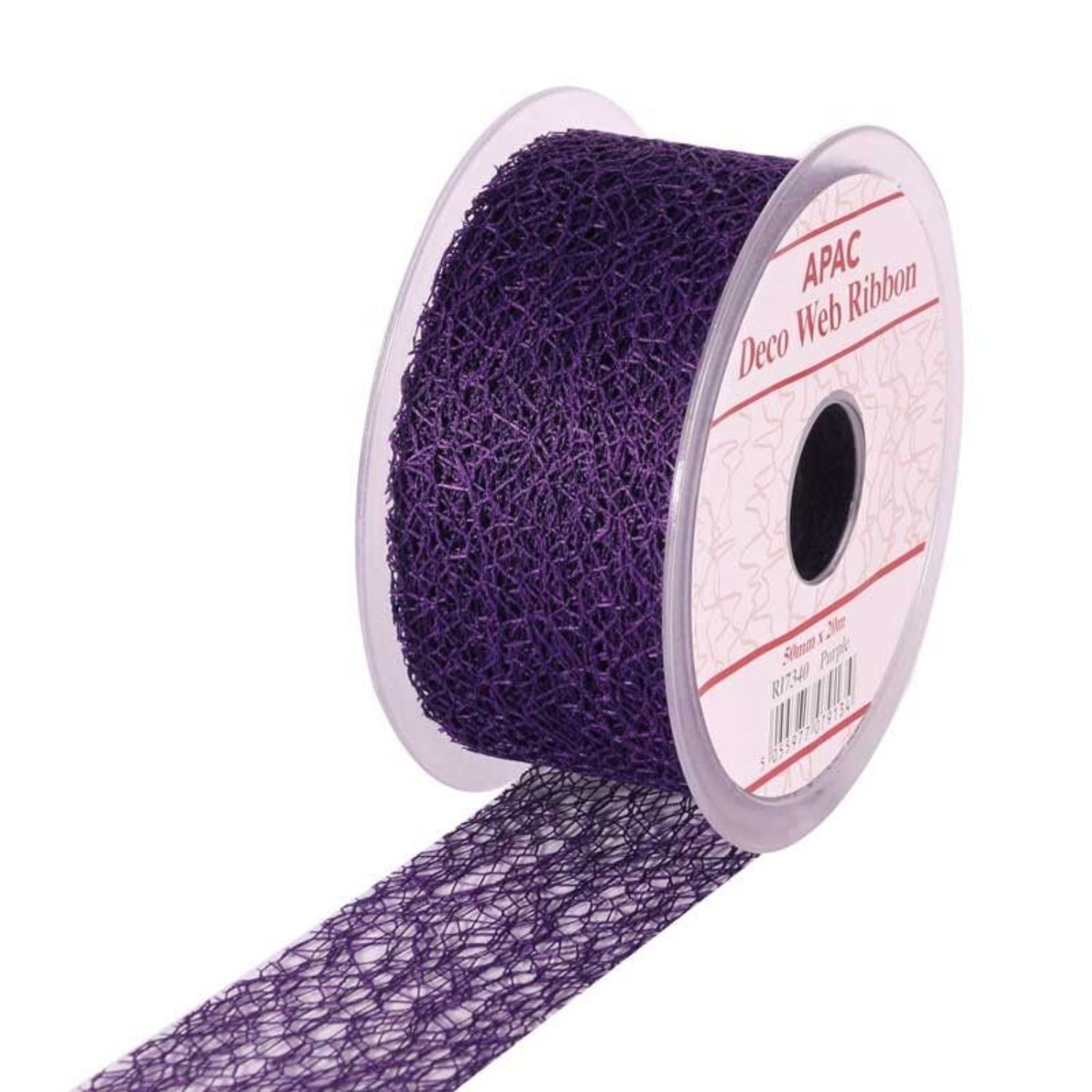 Kdmd Purple Deco Web Ribbon Party Decoration - Purple