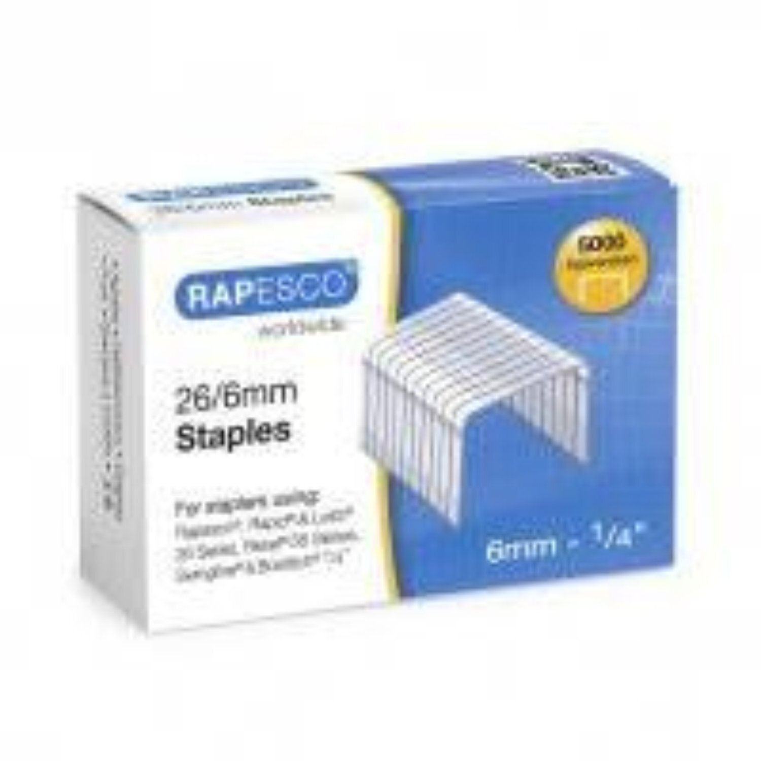  - Staples 6mm 4 PackSilver Power Tool Staples - Image 3