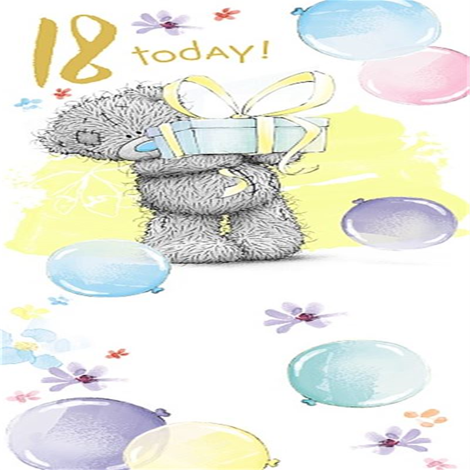 Me to You 18th Birthday Card 18 Today Tatty Teddy - Image 3