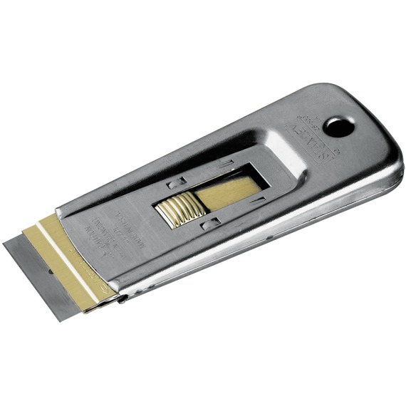 Stanley razor edge scraper with 5 blades - all-metal single-edge scraper