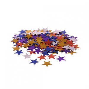 Multi Coloured Stars Confetti Pack of 14