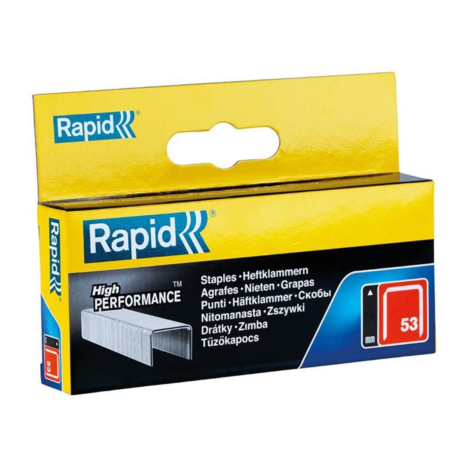 Rapid 53 Series Galvanised Staples