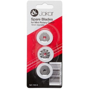Mini Rotary Cutter Spare Blades - 3 Pack