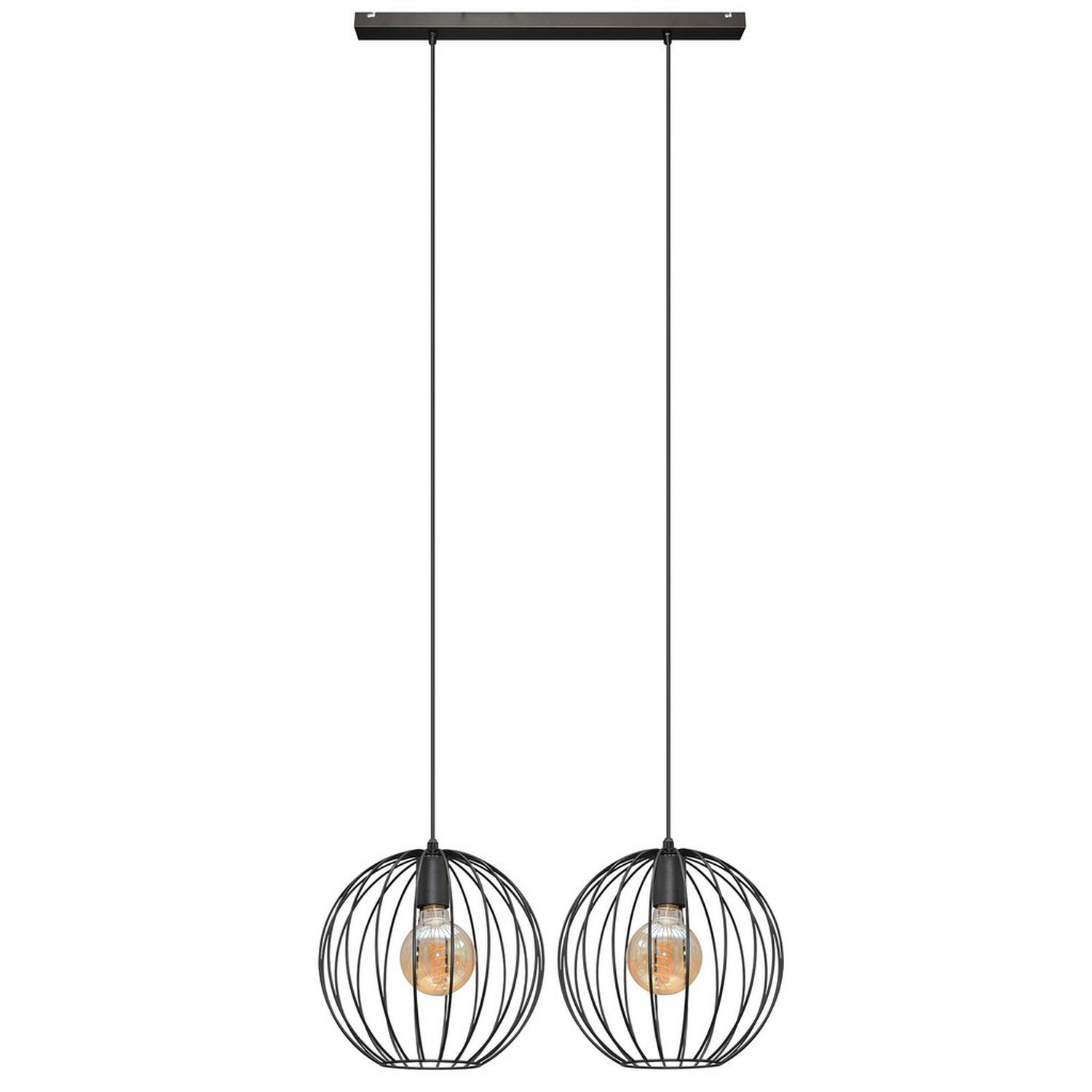 Helam Lighting Mercure Pendant Light Black