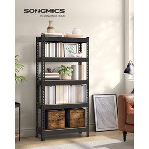SONGMICS 5-Tier Heavy-Duty Storage Rack for Garage, 70 x 30 x 150 cm, Metal Shelving Unit
