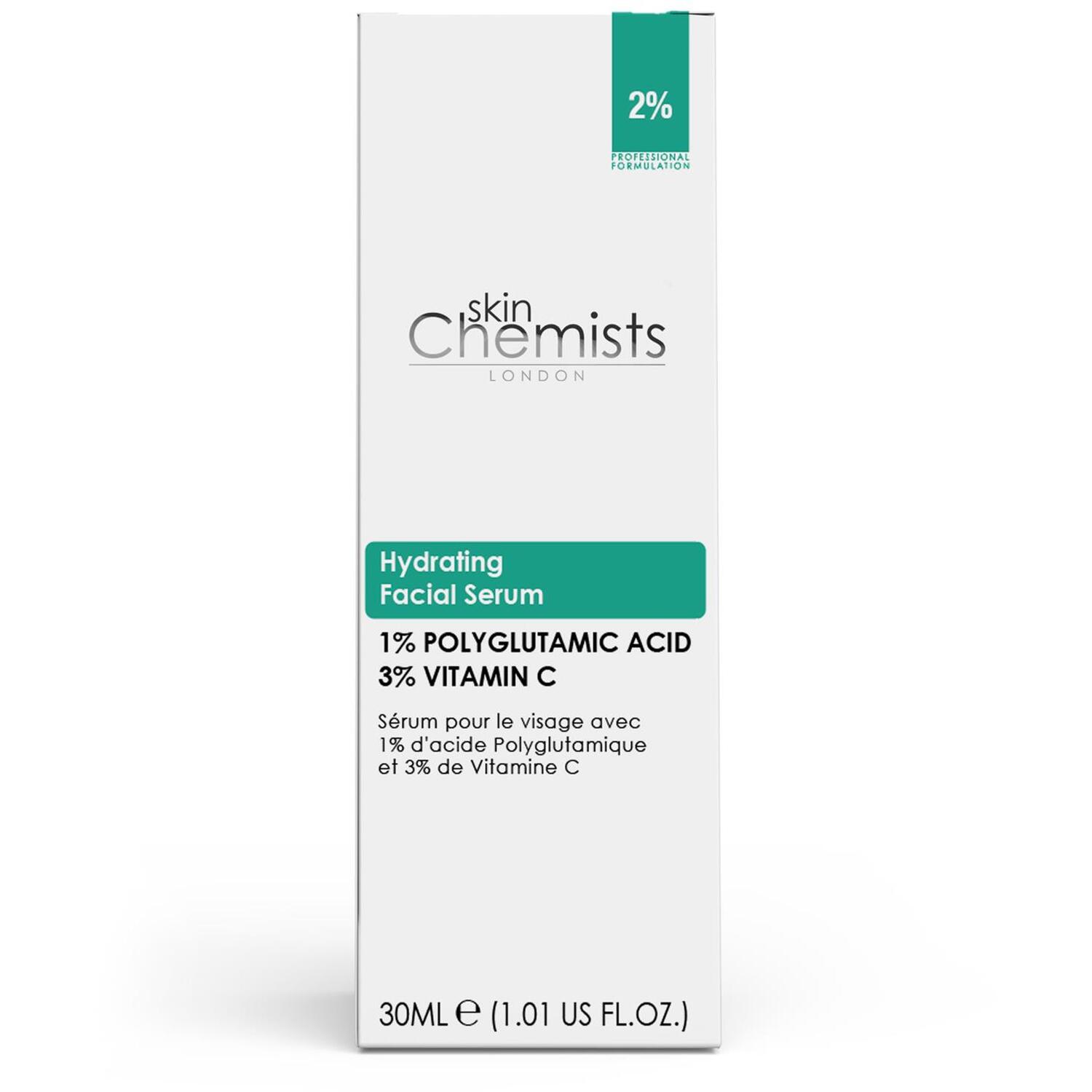 Skinchemists Hydrating Polyglutamic Acid, Vitamin C Facial Serum For Glowing Skin 30Ml - Image 2