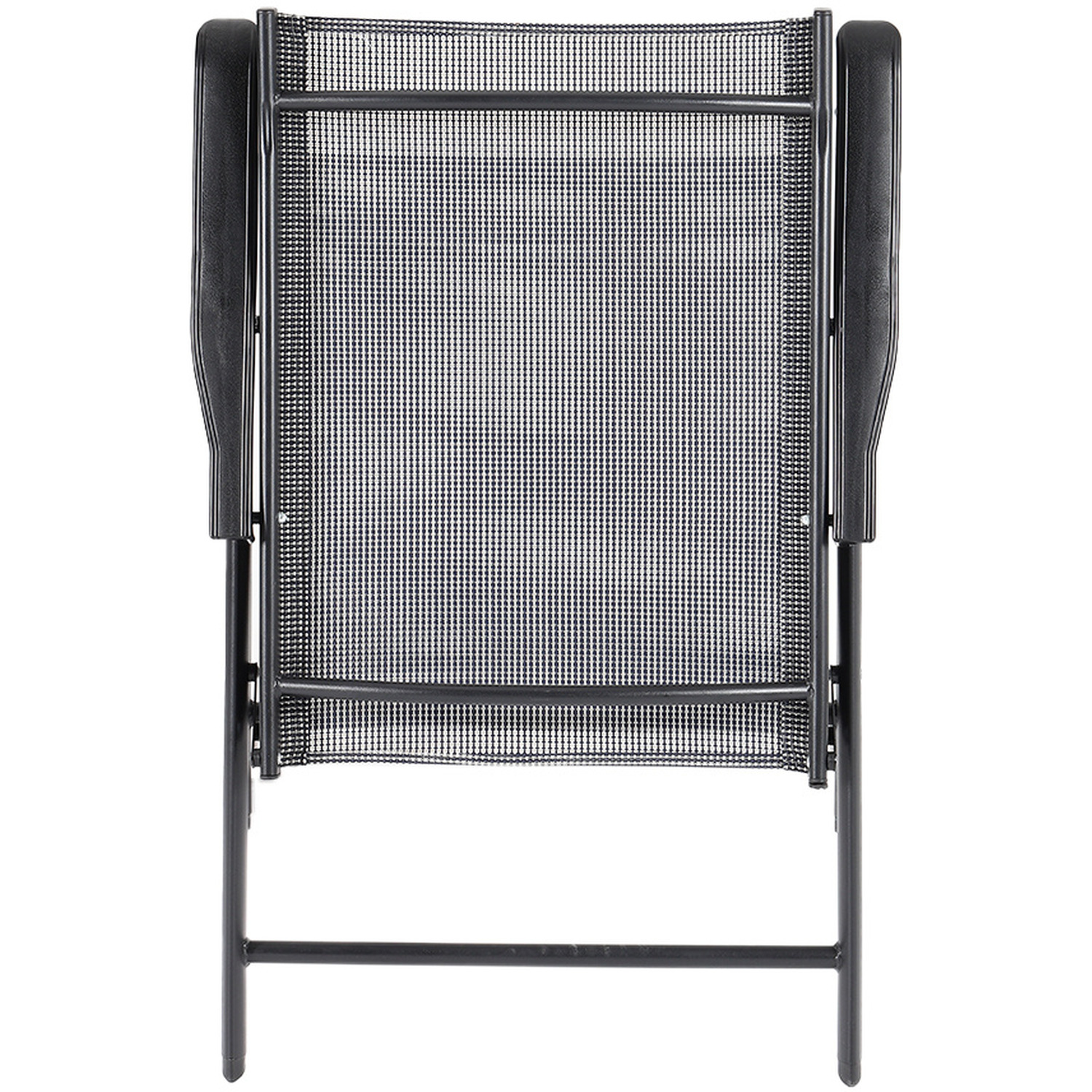 Black Folding Garden Chair Set - Black 4