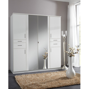 Koblenz White 4 Door Wardrobe