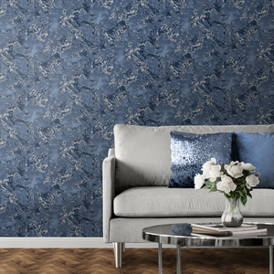 Elixir Marble Blue  Silver