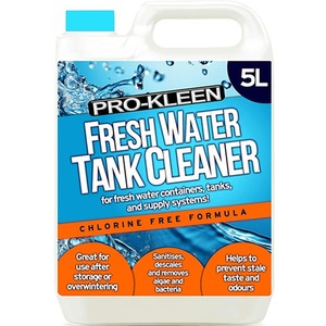 Pro-Kleen Fresh Water Tank Cleaner 5L Sanitises, Descales, Removes Bacteria