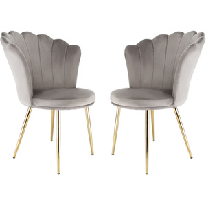 Daisy Velvet Accent Chairs Set of 2