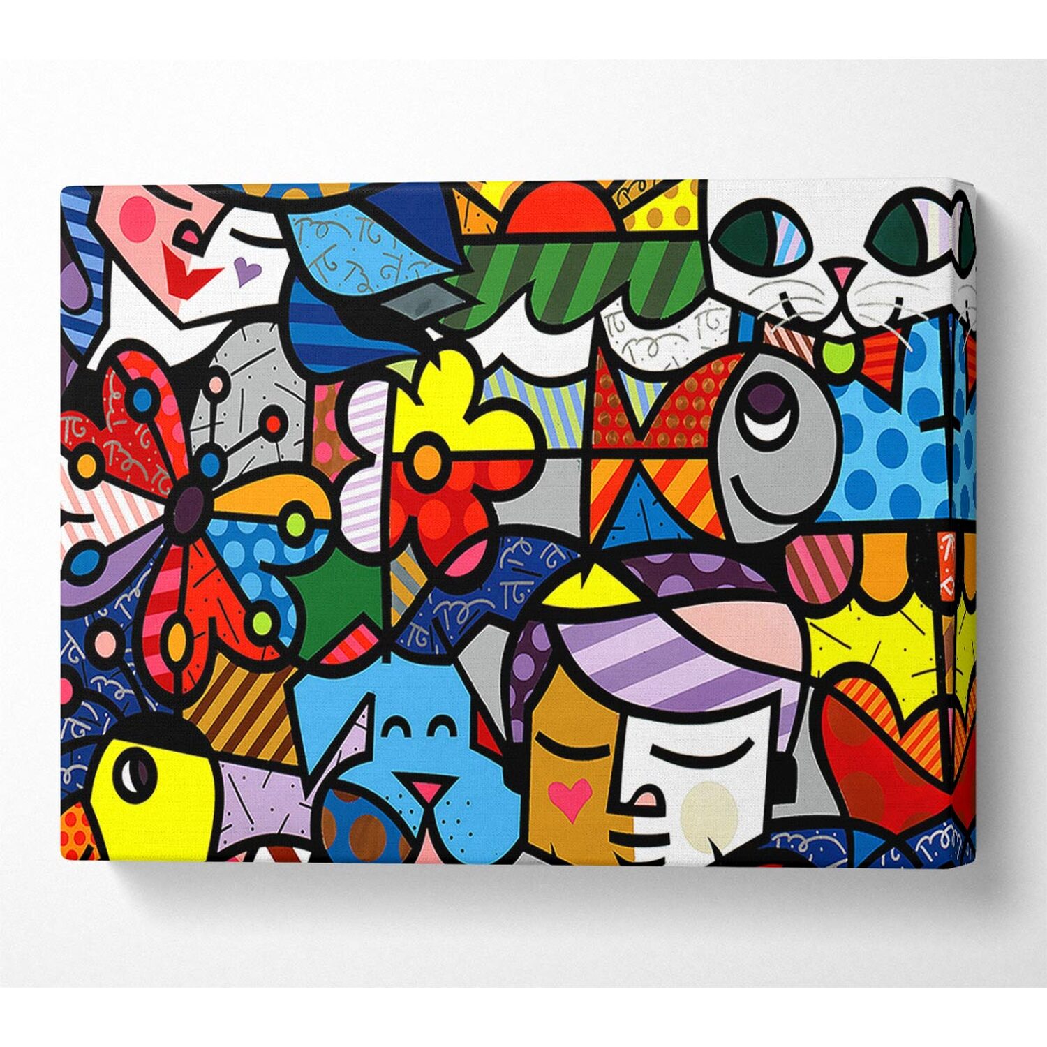 Wallart-Direct - Art 15 Wall Art - Yellow / Double XL 40 x 56 Inches thumbnail