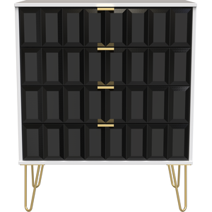 Cube Ready Assembled 4 Drawer Chest