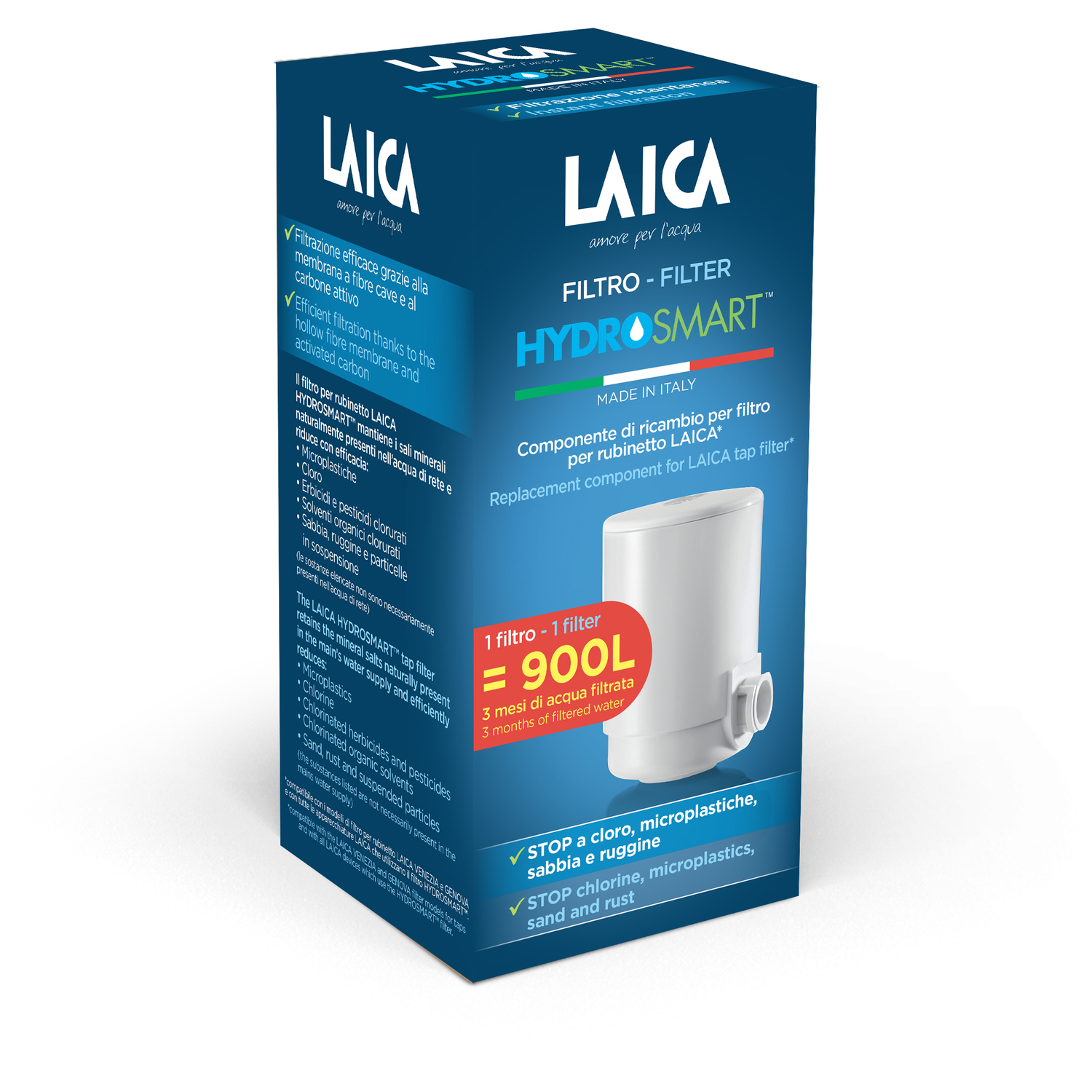 Image of 900L Tap Water Filter with Genova Replacment Filter - White